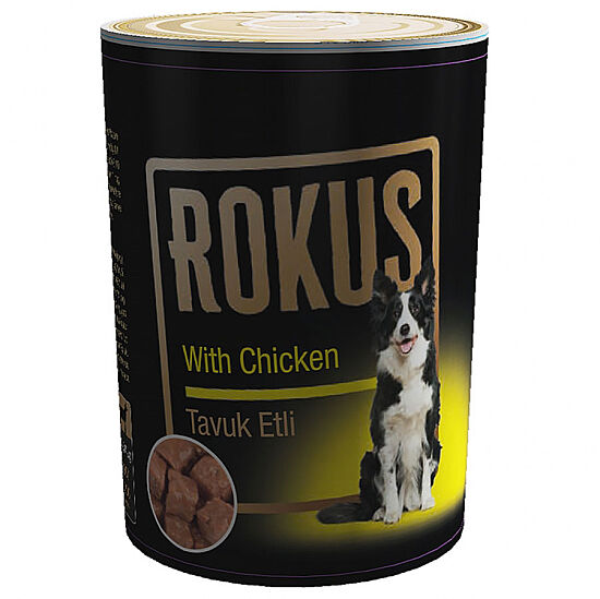 Rokus Tavuklu ve Et Parçalı Köpek Konservesi 410 Gr - 1