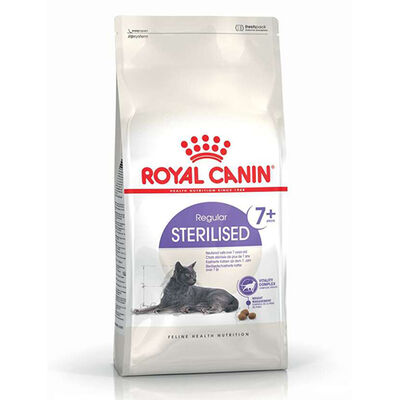 Royal Canin Sterilised +7 Kısırlaştırılmış Yaşlı Kedi Maması 3,5 Kg + Wanpy Creamy Treat 5x14 Gr