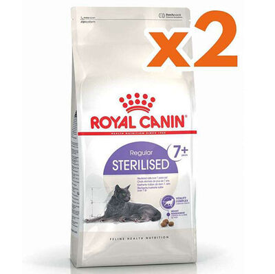 Royal Canin Sterilised +7 Kısırlaştırılmış Yaşlı Kedi Maması 3,5 Kg x 2 Adet + Temizlik Mendili
