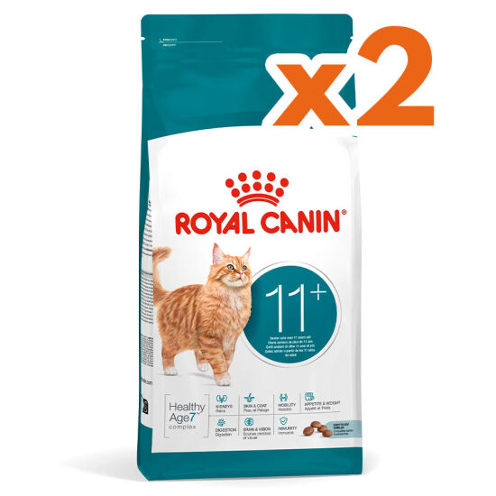 Royal Canin Healthy Ageing 11+ Yaşlı Kedi Kuru Maması 2 Kg x 2 Adet + Temizlik Mendili - 1
