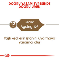 Royal Canin Ageing +12 Yaşlı Kedi Maması 2 Kg + Temizlik Mendili - Thumbnail