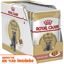 Royal Canin BOX Pouch British Shorthair Irkına Özel Yaş Kedi Maması 85 Gr x 12 Adet - Royal Canin