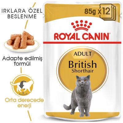 Royal Canin Pouch British Shorthair Irkına Özel Yaş Kedi Maması 85 Gr - 6 Al 5 Öde