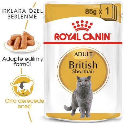 Royal Canin Pouch British Shorthair Irkına Özel Yaş Kedi Maması 85 Gr - 2
