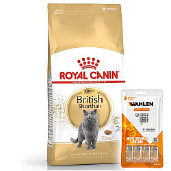 Royal Canin British Shorthair Irk Kedi Maması 10 Kg + 3 Paket Wahlen Multivitamin 4x15 Gr - Royal Canin