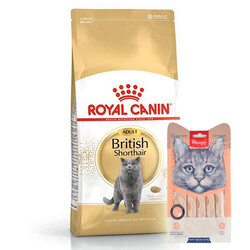 Royal Canin - Royal Canin British Shorthair Irk Kedi Maması 10 Kg + Wanpy Creamy Treat 5x14 Gr