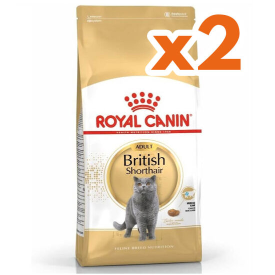 Royal Canin British Shorthair Irk Kedi Maması 10 Kg x 2 Adet + 2 Adet Crocus Cream 4x15 Gr + Garden Mix Paste - 2