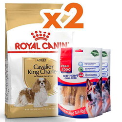 Royal Canin - Royal Canin Cavalier King Charles Köpek Maması 3 Kg x 2 Adet + 2 Adet Esca Food Köpek Ödülü