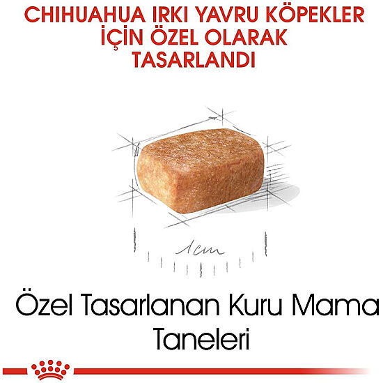 Royal Canin Chihuahua Puppy Yavru Köpek Maması 1,5 Kg + Temizlik Mendili - 3