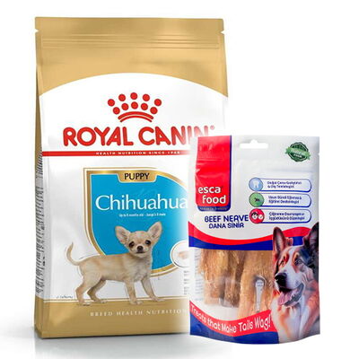 Royal Canin Chihuahua Puppy Yavru Köpek Maması 1,5 Kg + Esca Food Köpek Ödülü