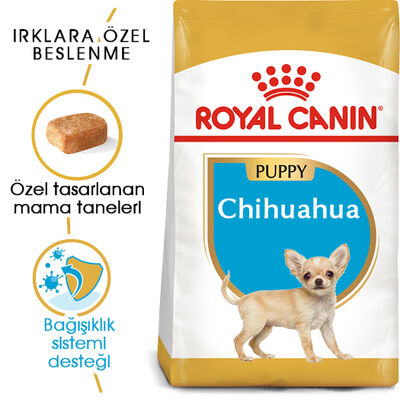 Royal Canin Chihuahua Puppy Yavru Köpek Maması 1,5 Kg x 2 Adet + Bez Çanta
