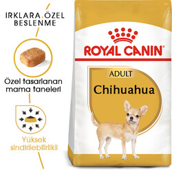 Royal Canin Chihuahua Yetişkin Köpek Maması 1,5 Kg + Temizlik Mendili - Thumbnail