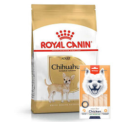 Royal Canin - Royal Canin Chihuahua Yetişkin Köpek Maması 1,5 Kg + Wanpy Creamy Treat 5x14 Gr
