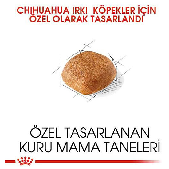 Royal Canin Chihuahua Yetişkin Köpek Maması 1,5 Kg x 2 Adet + Temizlik Mendili - 4
