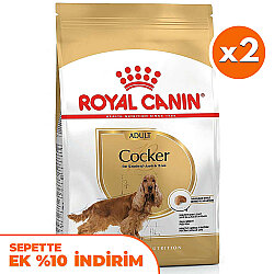 Royal Canin Cocker Irkına Özel Köpek Maması 3 Kg x 2 Adet + Temizlik Mendili - Royal Canin