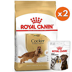 Royal Canin Cocker Irkına Özel Köpek Maması 3 Kg x 2 Adet + 2 Adet Royal Canin Köpek Ödülü - Royal Canin