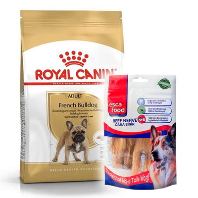 Royal Canin French Bulldog Özel Irk Köpek Maması 3 Kg + Esca Food Köpek Ödülü