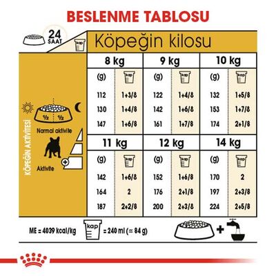 Royal Canin French Bulldog Özel Irk Köpek Maması 3 Kg + Temizlik Mendili