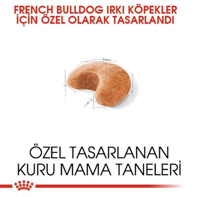 Royal Canin French Bulldog Özel Irk Köpek Maması 3 Kg + Temizlik Mendili