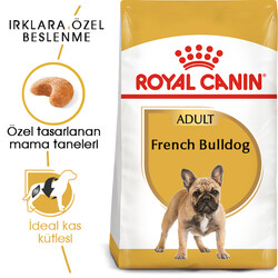 Royal Canin - Royal Canin French Bulldog Özel Irk Köpek Maması 3 Kg + 2 Adet Temizlik Mendili