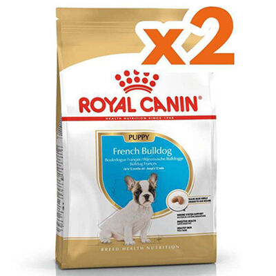 Royal Canin French Bulldog Puppy Yavru Köpek Maması 3 Kg x 2 Adet + Temizlik Mendili - 1