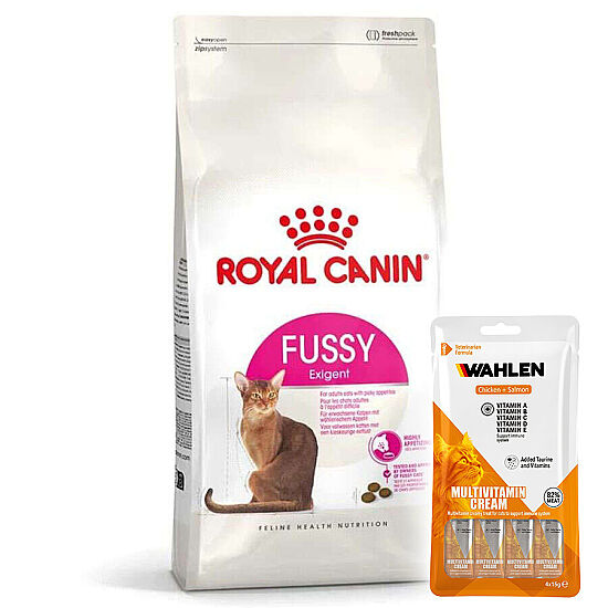 Royal Canin Fussy Exigent Seçici Kedi Maması 10 Kg + 3 Paket Wahlen Multivitamin 4x15 Gr - 1
