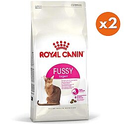 Royal Canin Fussy Exigent Seçici Kedi Maması 4 Kg x 2 Adet + Temizlik Mendili - Royal Canin