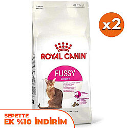 Royal Canin Fussy Exigent Seçici Kedi Maması 4 Kg x 2 Adet + Temizlik Mendili - Royal Canin