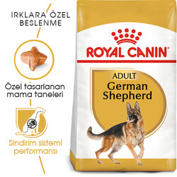 Royal Canin German Shepherd Köpek Maması 11 Kg + Wanpy Creamy Treat 5x14 Gr - Thumbnail