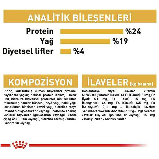 Royal Canin German Shepherd Köpek Maması 11 Kg + Temizlik Mendili - 6