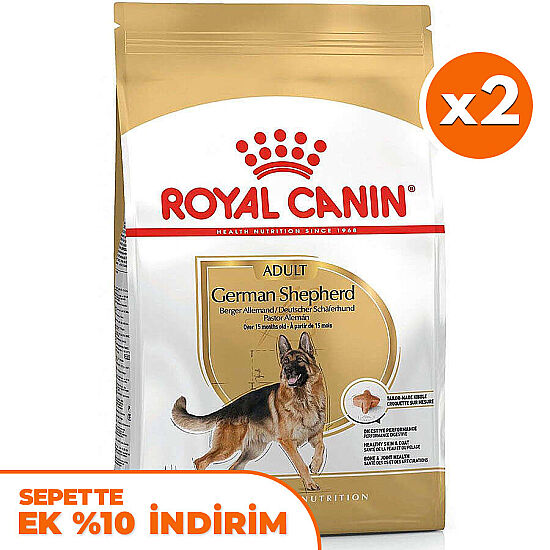 Royal Canin German Shepherd Köpek Maması 11 Kg x 2 Adet + Temizlik Mendili - 1