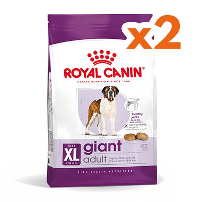 Royal Canin Giant Adult İri Irk Köpek Maması 15 Kg x 2 Adet + Temizlik Mendili - 1