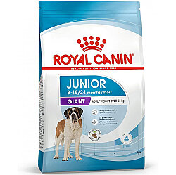 Royal Canin Giant Junior İri Irk Yavru Köpek Maması 15 Kg + Temizlik Mendili - Royal Canin