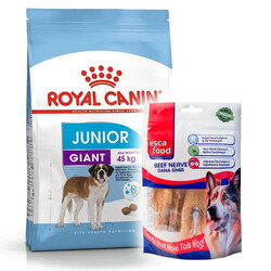 Royal Canin - Royal Canin Giant Junior İri Irk Yavru Köpek Maması 15 Kg + Esca Food Köpek Ödülü