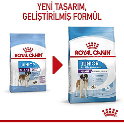 Royal Canin Giant Junior İri Irk Yavru Köpek Maması 15 Kg x 2 Adet + Temizlik Mendili - 4