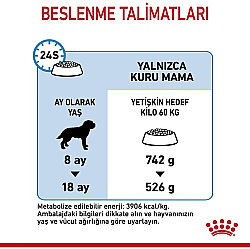 Royal Canin Giant Junior İri Irk Yavru Köpek Maması 15 Kg x 2 Adet + Temizlik Mendili - 7