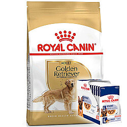 Royal Canin Golden Retriever Köpek Maması 12 Kg + 10 Adet Royal Canin Yaş Mama - Royal Canin
