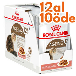 Royal Canin - Royal Canin Pouch Gravy Ageing +12 Yaşlı Kedi Yaş Maması 85 Gr - BOX - 12 Al 10 Öde