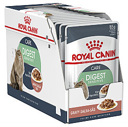 Royal Canin BOX Pouch Gravy Digestive Hassas Kedi Maması 85 Gr x 12 Adet - Royal Canin