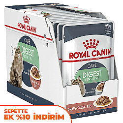 Royal Canin BOX Pouch Gravy Digestive Hassas Kedi Maması 85 Gr x 12 Adet - Royal Canin
