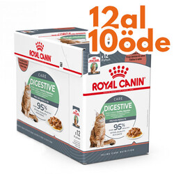 Royal Canin - Royal Canin Pouch Gravy Digest Sensitive Hassas Kedi Maması 85 Gr - BOX - 12 Al 10 Öde