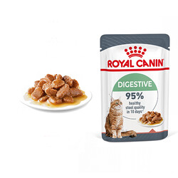 Royal Canin Pouch Gravy Digestive Hassas Kedi Maması 85 Gr - BOX - 12 Al 10 Öde - Thumbnail