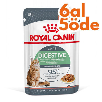 Royal Canin Pouch Gravy Digestive Hassas Kedi Maması 85 Gr - 6 Al 5 Öde