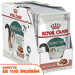 Royal Canin BOX Pouch Gravy Instinctive +7 Yaşlı Kedi Yaş Maması 85 Gr x 12 Adet - Royal Canin