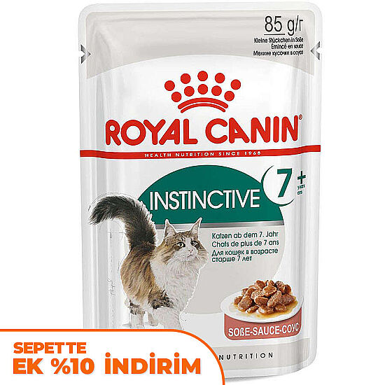 Royal Canin Pouch Gravy Instinctive +7 Yaşlı Kedi Yaş Maması 85 Gr - 1