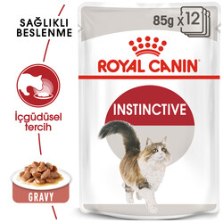 Royal Canin Pouch Gravy Instinctive Yaş Kedi Maması 85 Gr - BOX - x 12 Adet - 2