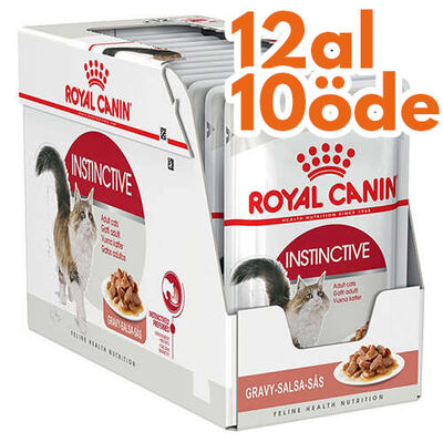 Royal Canin Pouch Gravy Instinctive Yaş Kedi Maması 85 Gr - BOX - 12 Al 10 Öde