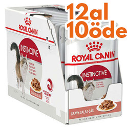 Royal Canin - Royal Canin Pouch Gravy Instinctive Yaş Kedi Maması 85 Gr - BOX - 12 Al 10 Öde
