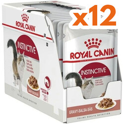 Royal Canin - Royal Canin Pouch Gravy Instinctive Yaş Kedi Maması 85 Gr - BOX - x 12 Adet