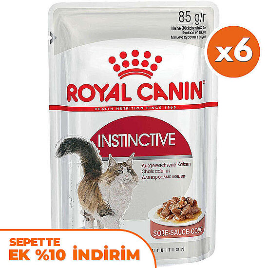 Royal Canin Pouch Gravy Instinctive Yaş Kedi Maması 85 Gr x 6 Adet - 1